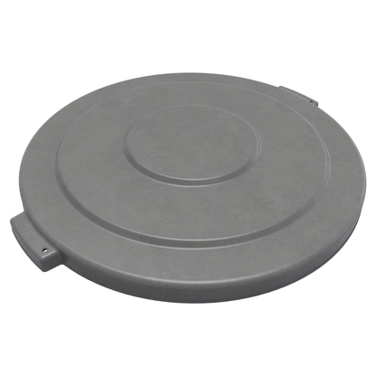 Tapa Carlisle Bronco, 20 galones, redonda, 1-1/4" de alto x 20" de diámetro, gris - 84102123