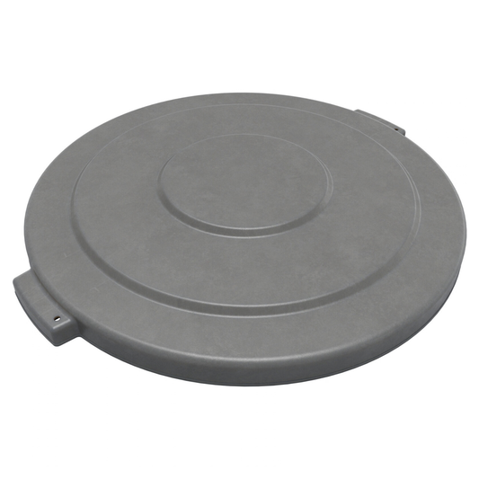 Tapa Carlisle Bronco, 20 galones, redonda, 1-1/4" de alto x 20" de diámetro, gris - 84102123