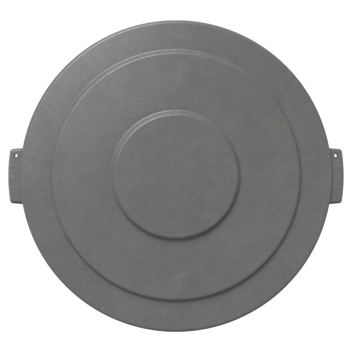 Tapa Carlisle Bronco, 20 galones, redonda, 1-1/4" de alto x 20" de diámetro, gris - 84102123