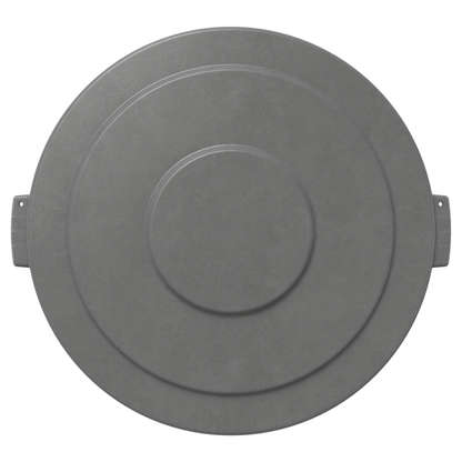 Tapa Carlisle Bronco, 20 galones, redonda, 1-1/4" de alto x 20" de diámetro, gris - 84102123