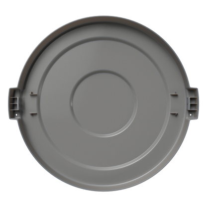 Tapa Carlisle Bronco, 20 galones, redonda, 1-1/4" de alto x 20" de diámetro, gris - 84102123