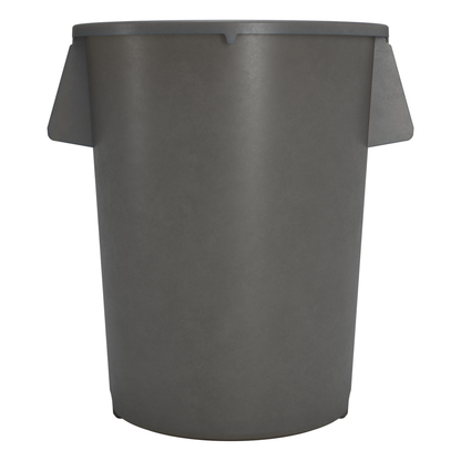Contenedor de residuos Carlisle Bronco, 44 ​​galones, gris, 31-3/8" x 24-1/2" de diámetro, redondo - 84104423