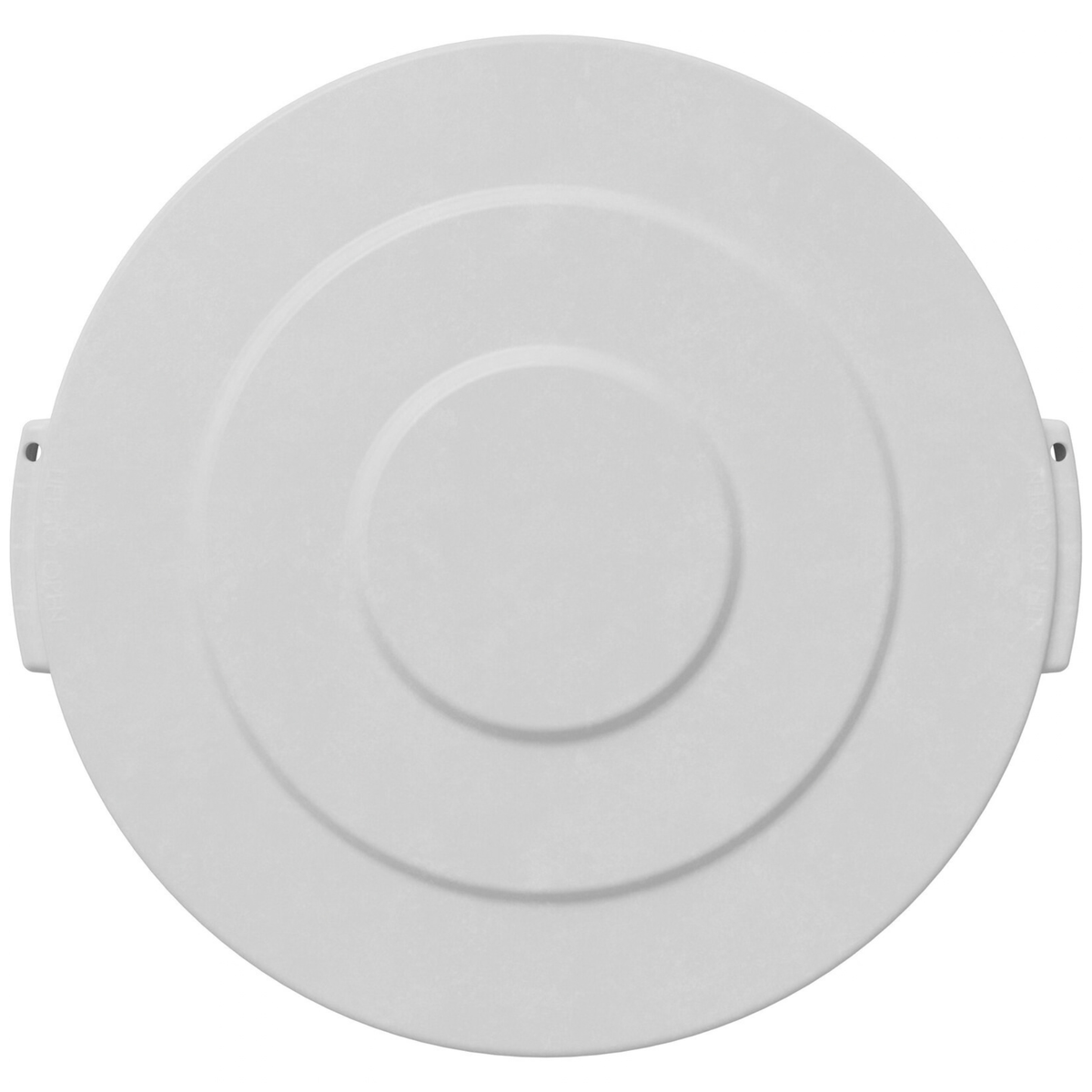 Tapa Carlisle Bronco de 10 galones, 2" de alto x 16" de diámetro, blanca - 84101102