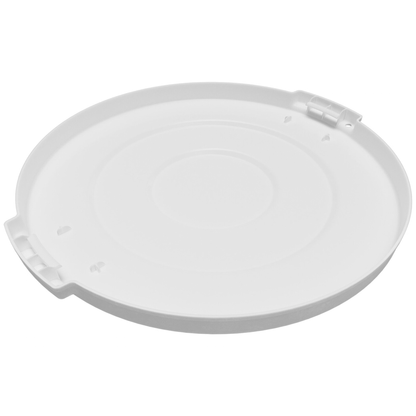 Tapa Carlisle Bronco de 10 galones, 2" de alto x 16" de diámetro, blanca - 84101102