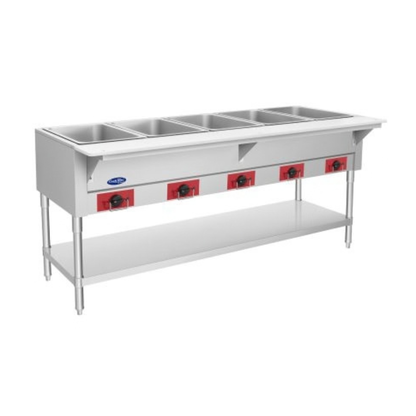 Atosa CookRite Stainless Steel Electric Steam Table 30" - 2 Wells EHS-OW-2
