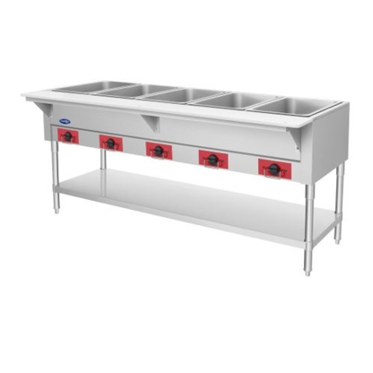 Atosa CookRite Stainless Steel Electric Steam Table 30" - 2 Wells EHS-OW-2