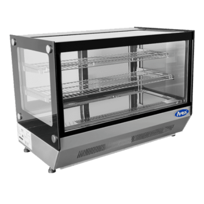 Atosa Countertop Refrigerated Display Case Stainless Steel 5.6 Cu Ft CRDS-56