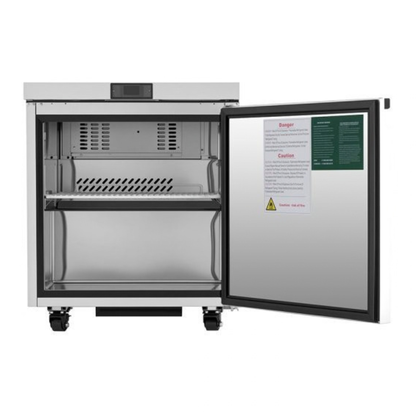 Atosa Undercounter Freezer Stainless Steel Commercial 27" - Single Door - AUF27SD