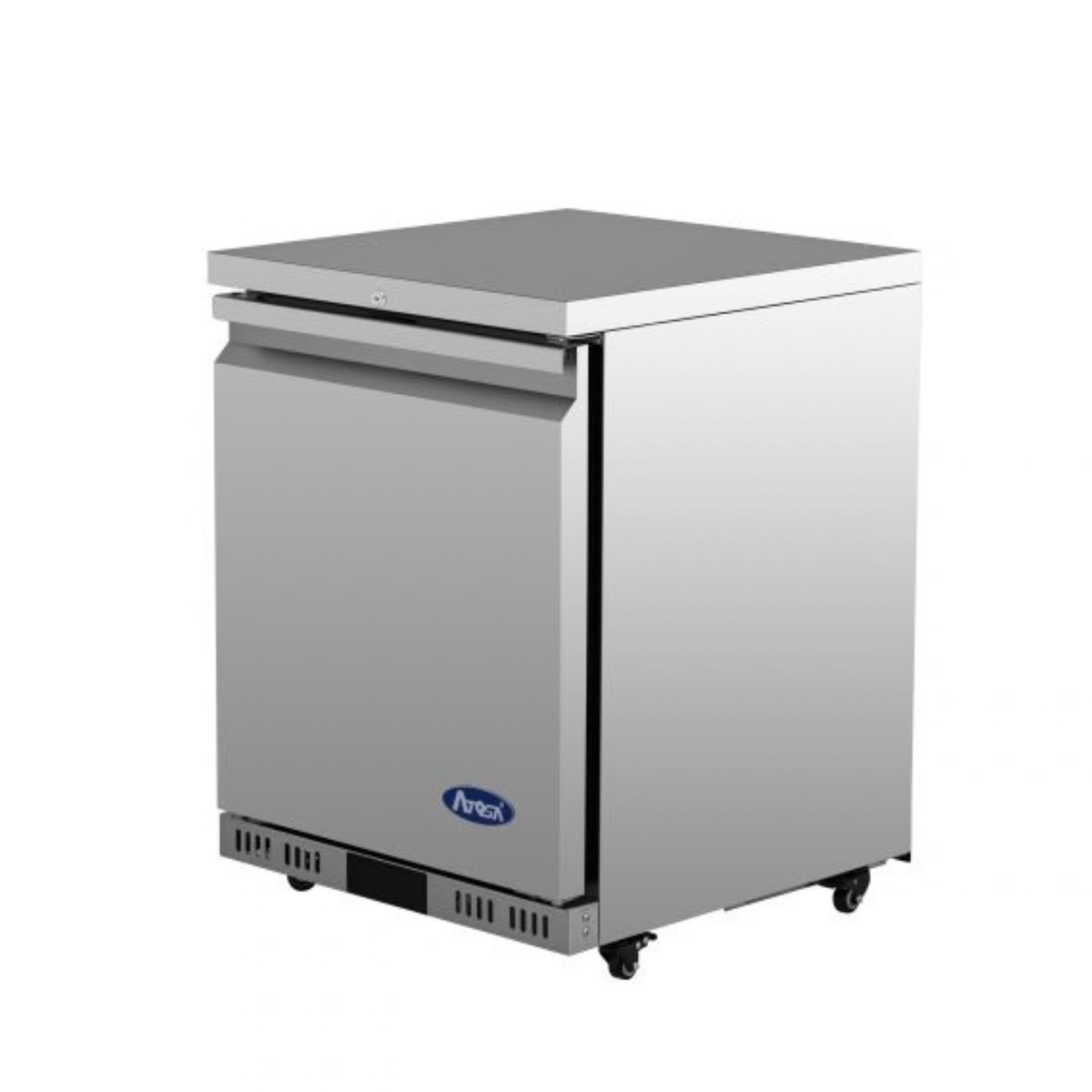 Atosa Stainless Steel Undercounter Freezer 24" - 1 Reversible Door - AUF24SD