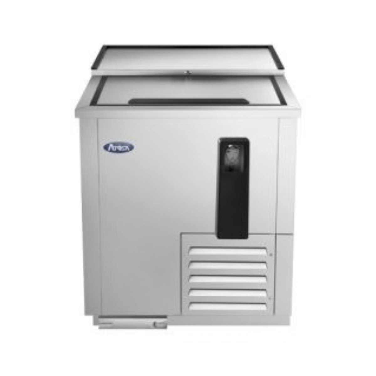 Atosa Horizontal Bottle Cooler Stainless Steel 4 Cu. Ft. 24" MBC24GR