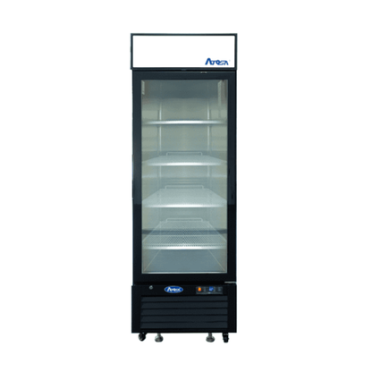 Atosa Glass Door Merchandiser Refrigerator 11.1 Cu Ft - Black MCF8725GR
