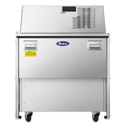 Atosa Forced Air Milk Cooler Stainless Steel 34" - 8 Crate AMC-3401