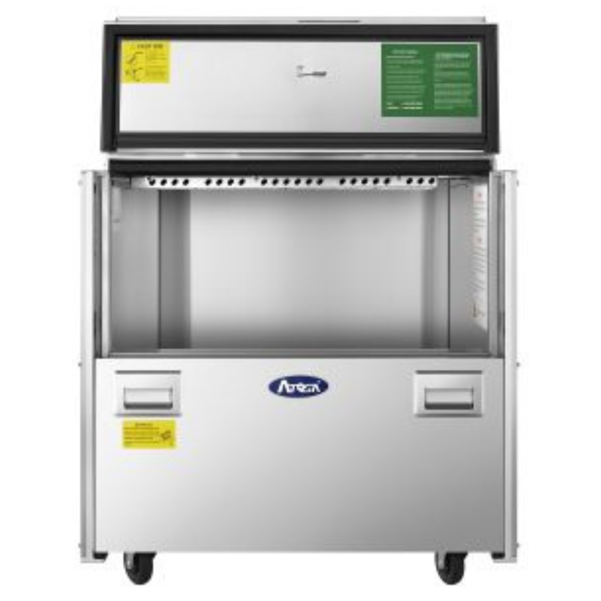 Atosa Forced Air Milk Cooler Stainless Steel 34" - 8 Crate AMC-3401