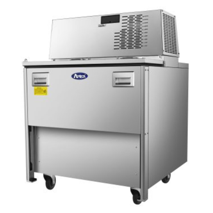 Atosa Forced Air Milk Cooler Stainless Steel 34" - 8 Crate AMC-3401