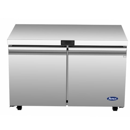 Atosa Stainless Steel Undercounter Freezer, 2 Door 48" - Field - AUF48SD
