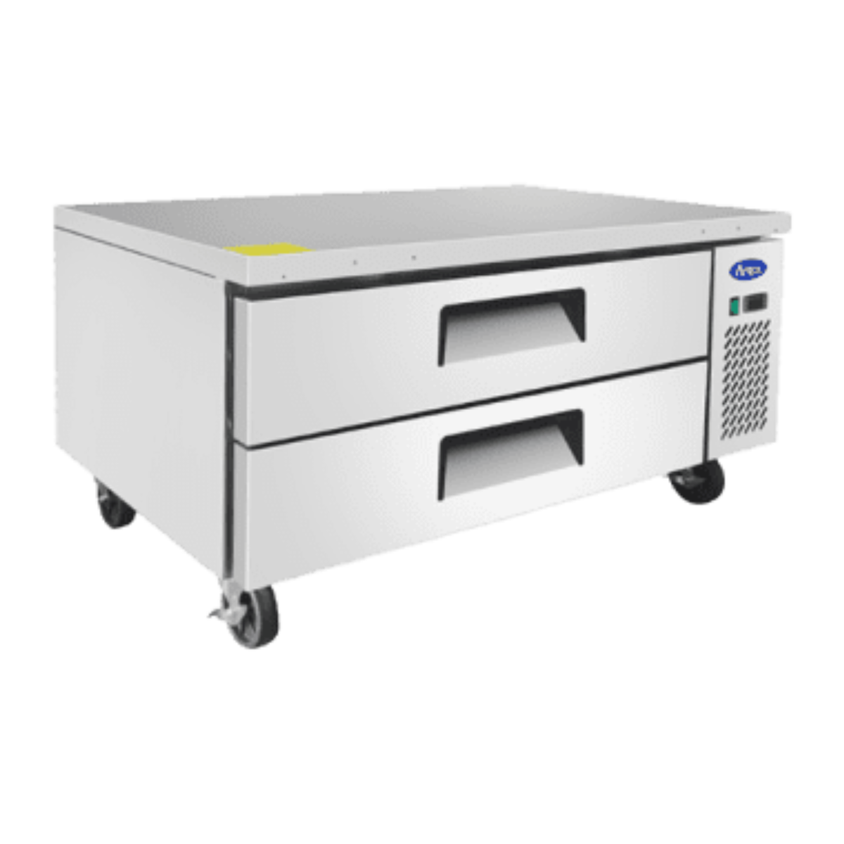 Atosa Refrigerated Chef Base Stainless Steel 2-Drawer 48" - 7.7 Cu. - MGF8450GR