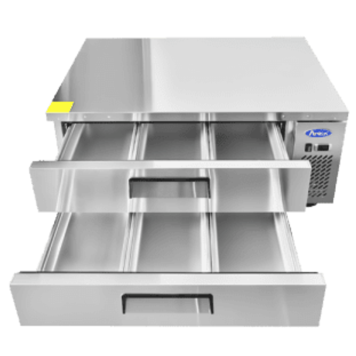 Atosa Refrigerated Chef Base Stainless Steel 2-Drawer 48" - 7.7 Cu. - MGF8450GR