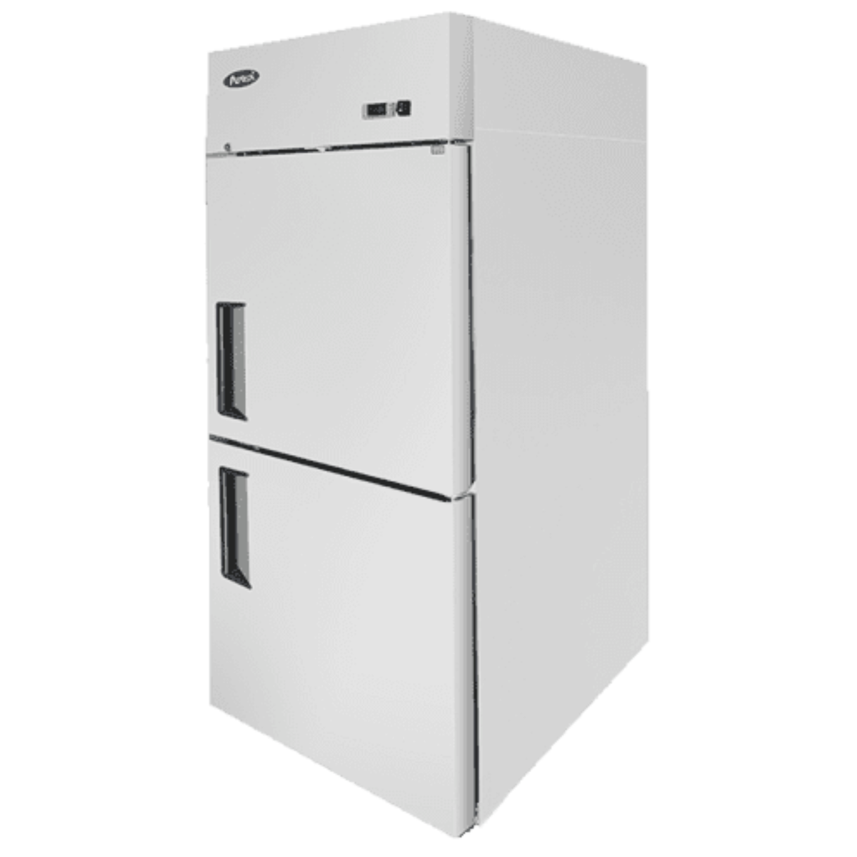 Atosa Stainless Steel Reach-In Refrigerator 2 Half Doors 29" - Top - MBF8010GR