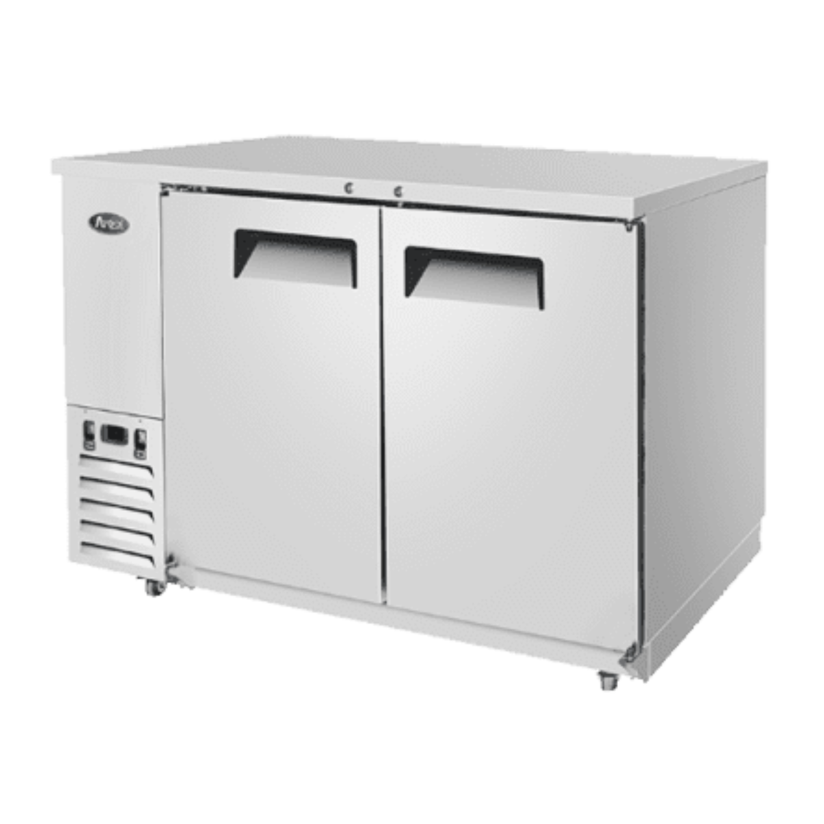 Atosa 2-Door Stainless Steel Back Bar Cooler 59" - 17.3 Cu Ft MBB59GR