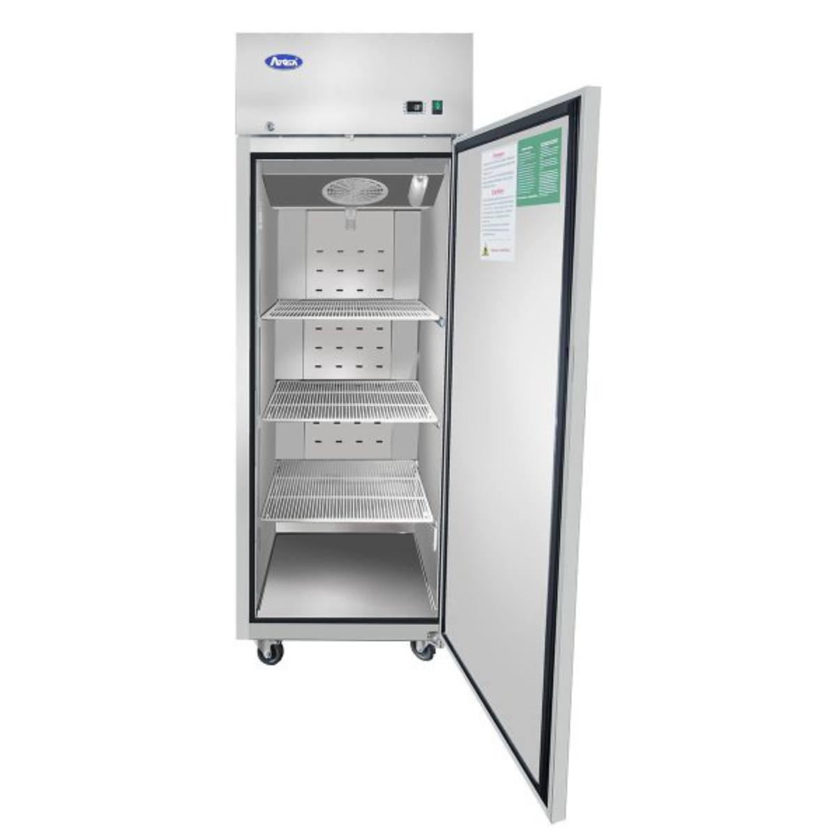 Atosa Stainless Steel Top Mount Reach-In Refrigerator 29" - 1 Door MBF8004GR