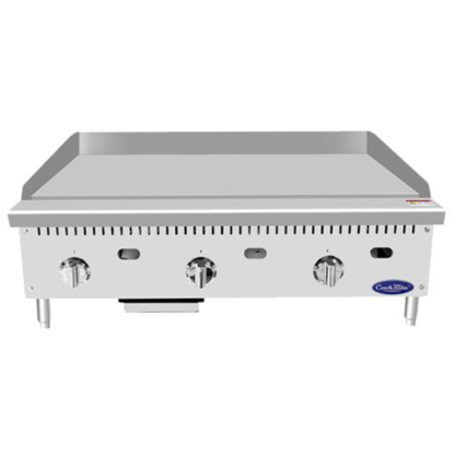 Atosa CookRite Stainless Steel Gas Countertop Griddle 36" - 75,000 BTU ATTG-36*