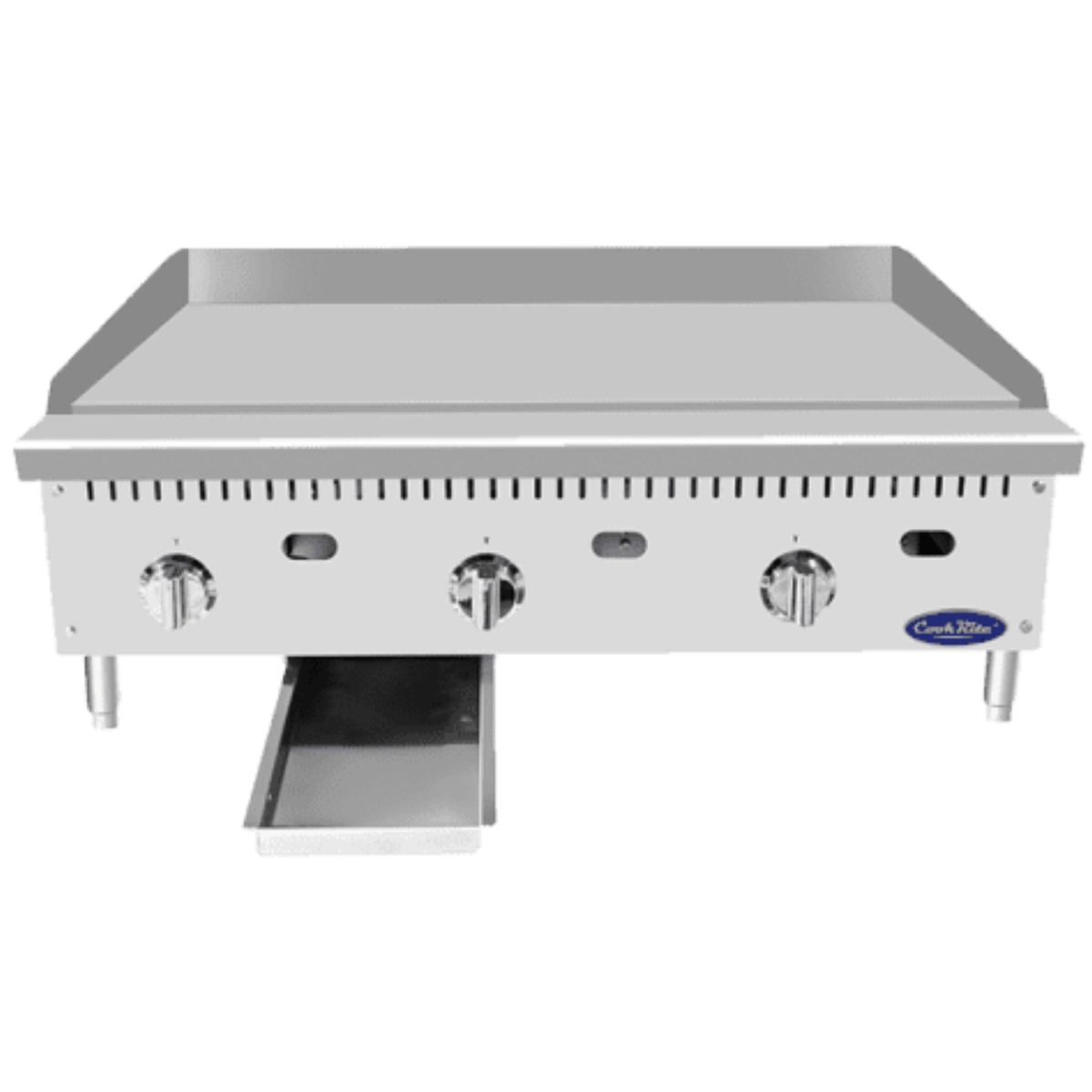 Atosa CookRite Stainless Steel Gas Countertop Griddle 36" - 75,000 BTU ATTG-36*