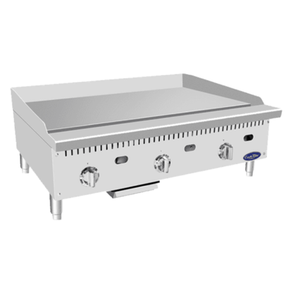 Atosa CookRite Stainless Steel Gas Countertop Griddle 36" - 75,000 BTU ATTG-36*
