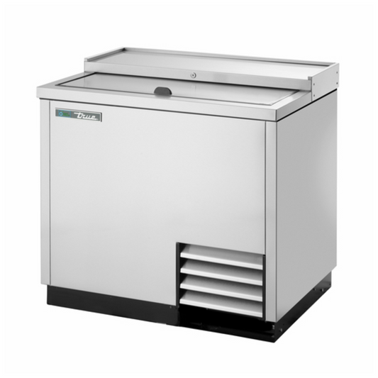 TRUE  36 5/8"  Horizontal Bottle Cooler, Stainless Steel - TD-36-12-S-HC