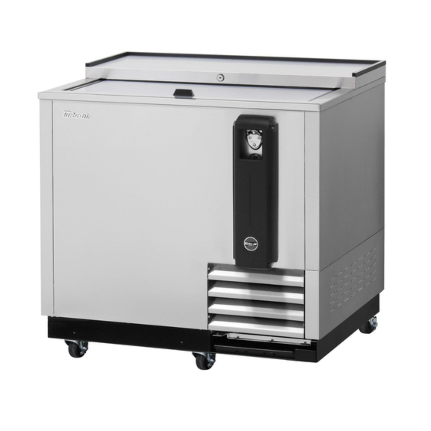 Turbo Air Super Deluxe Bottle Cooler, 36" Stainless Steel - TBC-36SD-N6