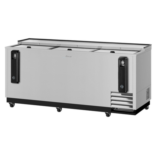 Turbo Air Super Deluxe Bottle Cooler, 80" Stainless Steel - TBC‐80SD‐N