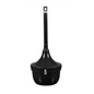 Ex-Cell Kaiser - Smokers' Oasis Black Gloss 4.5 Gallon Cigarette Receptacle - SRS-1-BLK