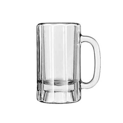 Libbey  Glass Mug, Paneled, 14 oz - DZ - 5018