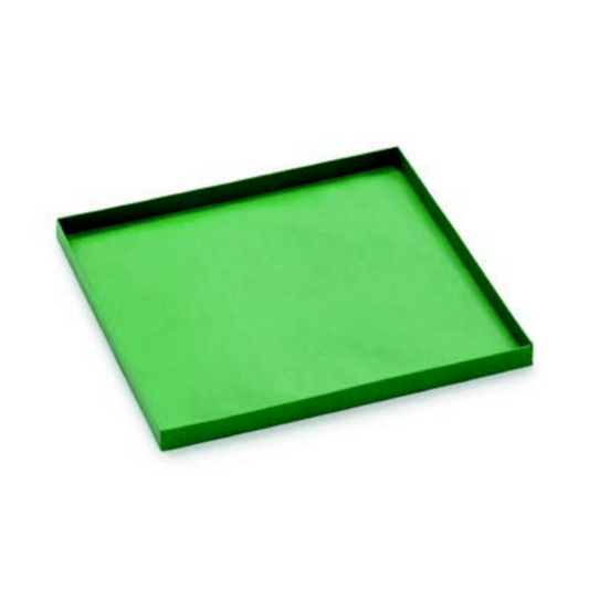 Merrychef Teflon Tray, 11x11x5" Solid Base, Green - 32Z4093