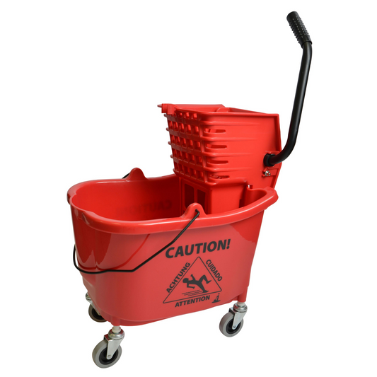 CCK Mop Bucket w/Wringer, Red - MPB-36R