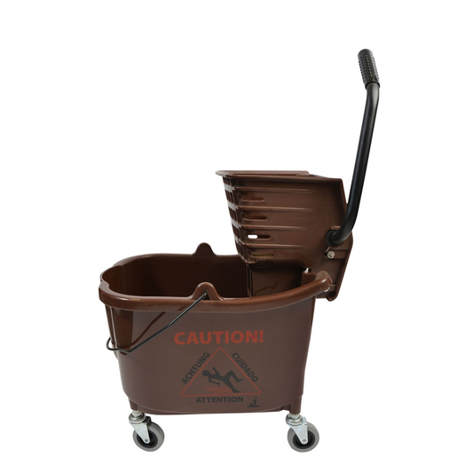 CCK Mop Bucket w/Wringer Brown 26qt - 1010BR
