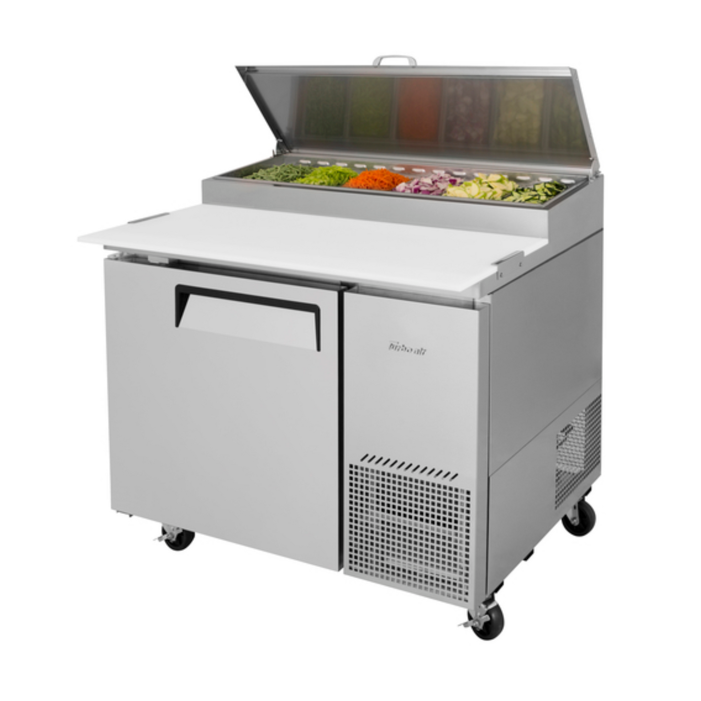 Turbo Air Refrigerated Counter, Pizza Prep Table - TPR-44SD-N