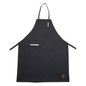 Winco Bib Apron, Black, Pockets - BA-PBK