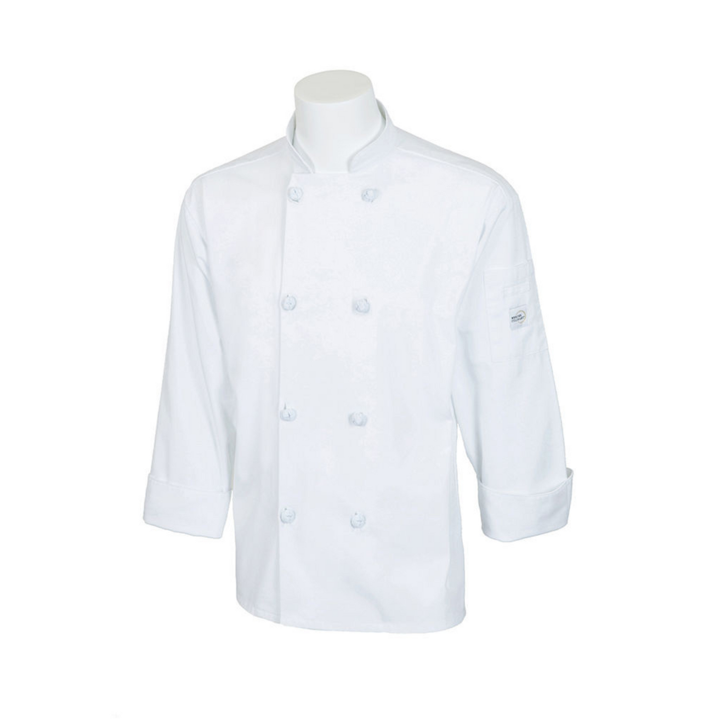 Chef Coat White w/Knot Button - MTOM60012WHL