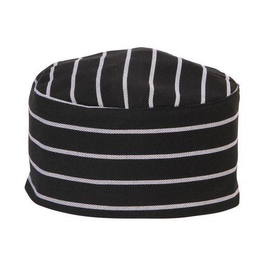 Bakers Skull Cap Blk Chlk Strp - MTOM60075BCS