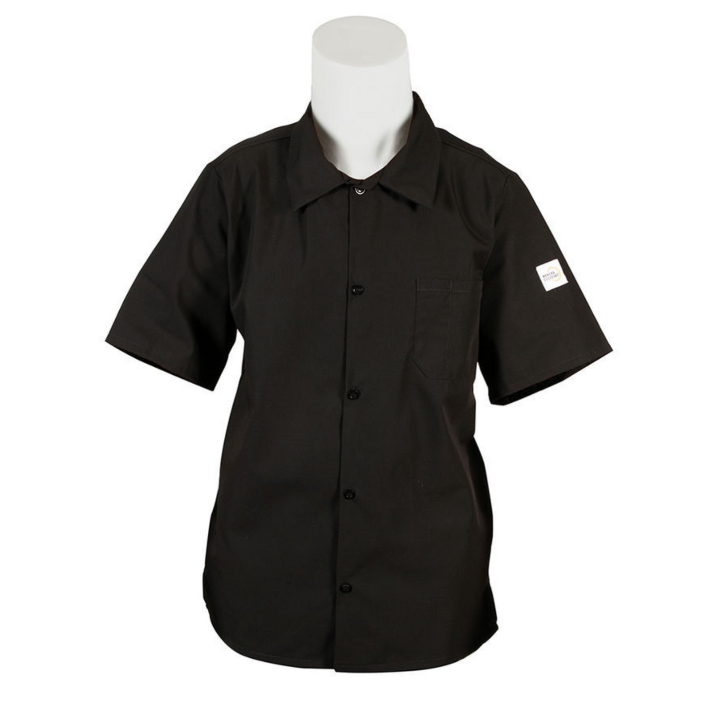 Unisex Cook Shirt Black Medium - MTOM60200BKM