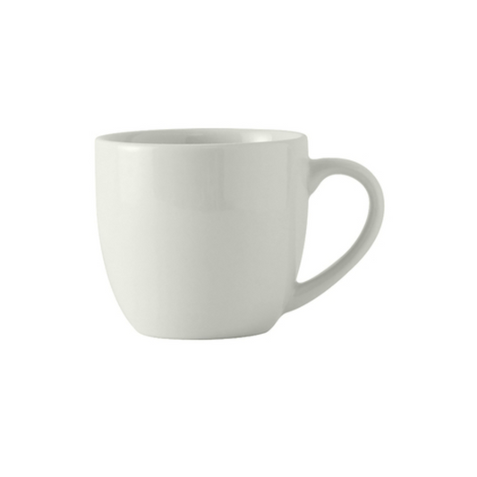 Tuxton Coffee Mug, 12 oz Porcelain "Milano", White - CS2D