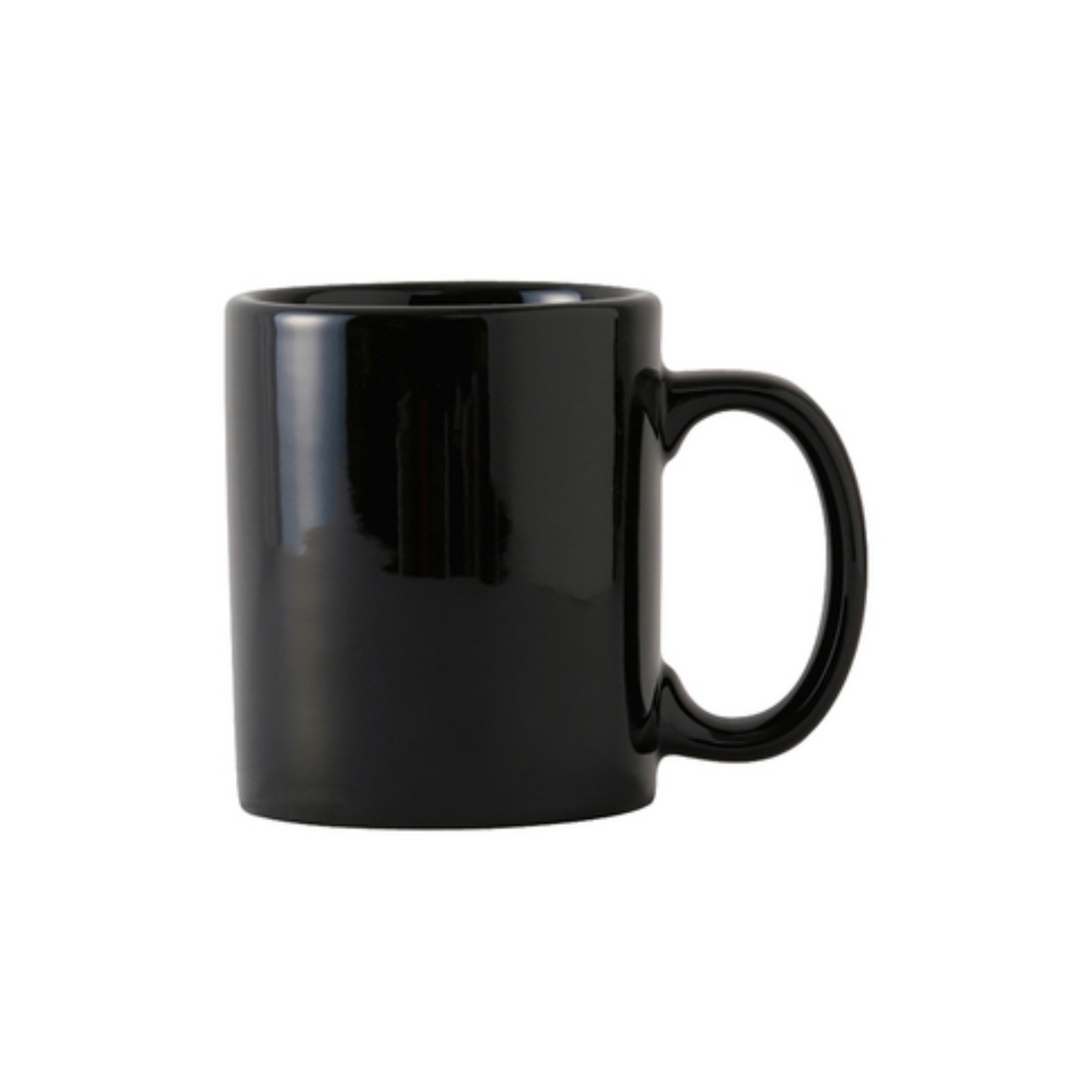 Tuxton Mug, Coffee 12oz, Black - CS2D