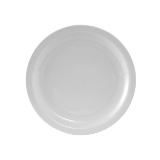 Tuxton Plate, 6 1/2" Narrow Rim White Colorado - CS3D