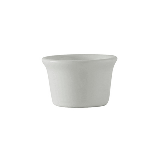 Tuxton Ramekin, 1 1/2oz Smooth Sides Porcelain White - CS4D
