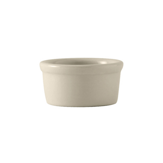 Tuxton Ramekin, 3 1/4oz Smooth Sides Plain - Eggshell - EA