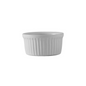 Tuxton Ramekin, 4 1/2oz Fluted Sides Plain White - CS4D