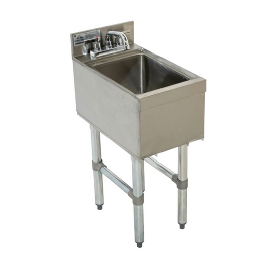 California Cooking Underbar Hand Sink, 4" Backsplash - CR-HS-12-X