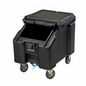 Cambro Ice Caddy, Portable 100 lb Capacity - Black - ICS100L110