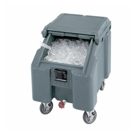 Cambro Ice Caddy, Portable 100 lb Capacity - Granite Gray - ICS100L191