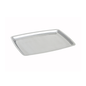 Plato Sizzle, rectangular de 11" x 7", acero inoxidable